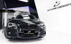 画像4: BMW 1シリーズ F20 前期 フロント用艶ありブラックキドニーグリル センターグリル S2 (4)