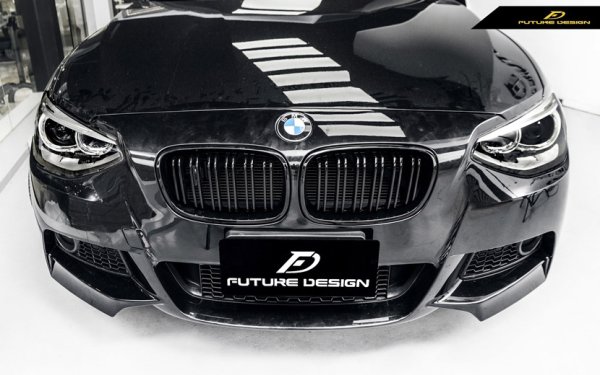 BMW 1シリーズ F20 前期 フロント用艶ありブラックキドニーグリル