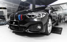 画像6: BMW 1シリーズ F20 LCI 青紺赤 フロント用艶ありブラックキドニーグリル センターグリル  (6)