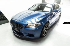 画像5: BMW 5シリーズ F10 セダン M5 フロントバンパー用リップスポイラー 本物DryCarbon ドライカーボン (5)