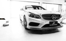 画像6: BENZ メルセデスベンツ Eクラス W212 LCI AMGフロントバンパー用リップスポイラー 本物DryCarbon ドライカーボン (6)