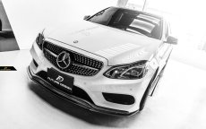 画像3: BENZ メルセデスベンツ Eクラス W212 LCI AMGフロントバンパー用リップスポイラー 本物DryCarbon ドライカーボン (3)