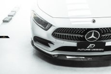 画像8: BENZ メルセデス・ベンツ CLS-Class C257 W257 AMGフロントバンパー用カーボンリップスポイラー 本物DryCarbon ドライカーボン  (8)