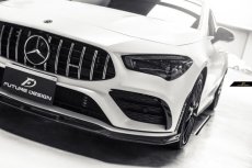 画像6: BENZ メルセデス・ベンツ CLA-Class W118 X118 フロントバンパー用リップスポイラー 本物DryCarbon ドライカーボン (6)