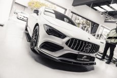 画像7: BENZ メルセデス・ベンツ CLA-Class W118 X118 フロントバンパー用リップスポイラー 本物DryCarbon ドライカーボン (7)