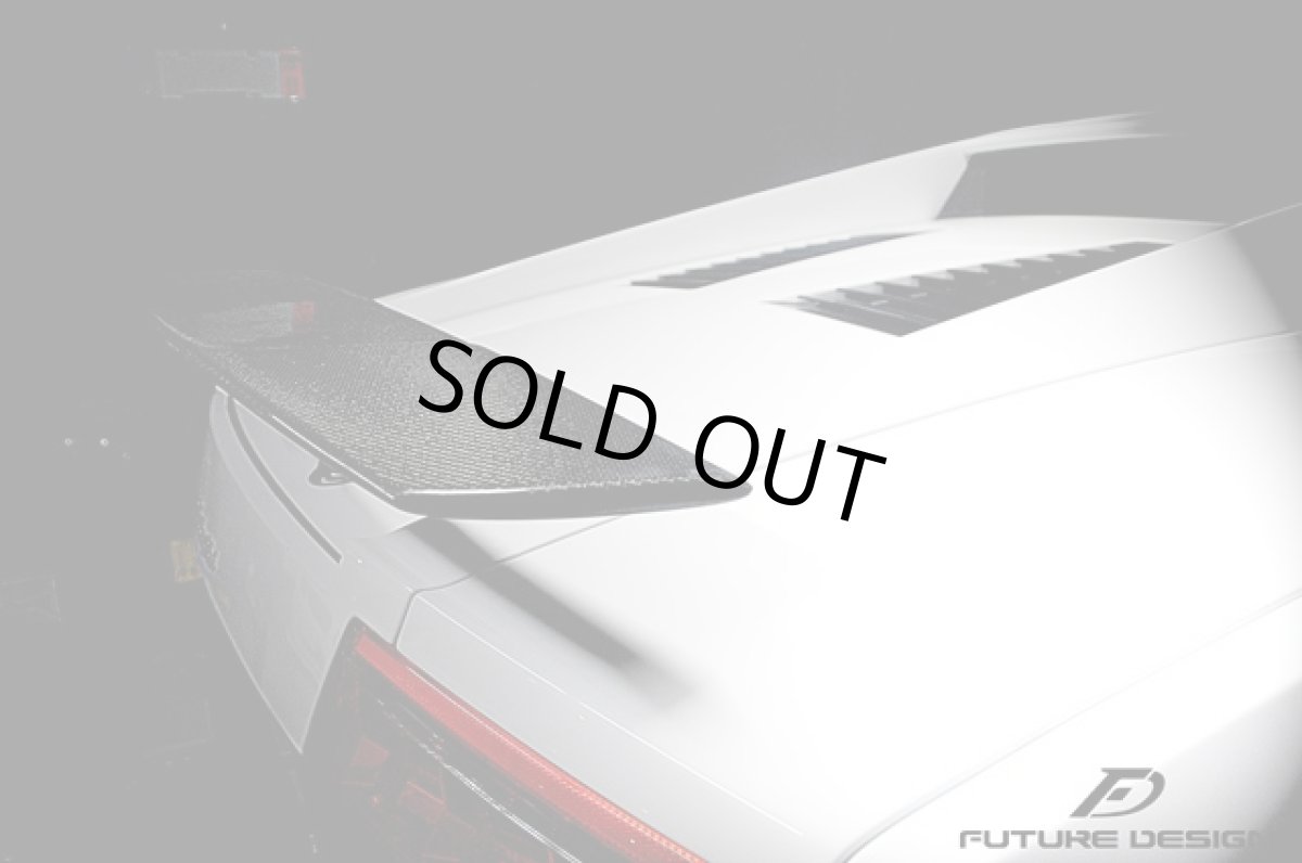 画像4: Lamborghini ランボルギーニ ガヤルド LP550 LP560 LP570 用 570タイプ リアウィング スポイラー 本物DryCarbon ドライカーボン (4)