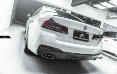 画像4: BMW 5シリーズ G30 トランク用リアスポイラー 本物DryCarbon ドライカーボン (4)