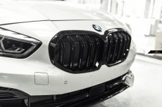 画像2: BMW 1シリーズ F40 フロント用艶ありブラック キドニーグリル センターグリル (2)
