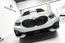 画像3: BMW 1シリーズ F40 フロント用艶ありブラック キドニーグリル センターグリル (3)