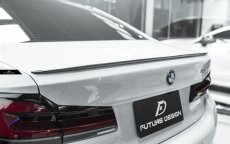 画像1: BMW 5シリーズ G30 トランク用リアスポイラー 本物DryCarbon ドライカーボン (1)