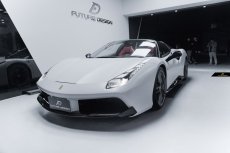 画像7: Ferrari フェラーリ 488 サイドスカート スポイラー 本物DryCarbon ドライカーボン ン カスタム (7)