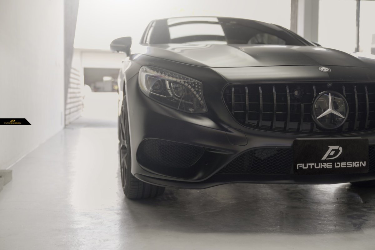 画像5: BENZ メルセデス・ベンツ S-Class C217 R217 クーペ用 AMG パナメリカーナ グリル GTグリル ブラック仕様 スポーツ (5)