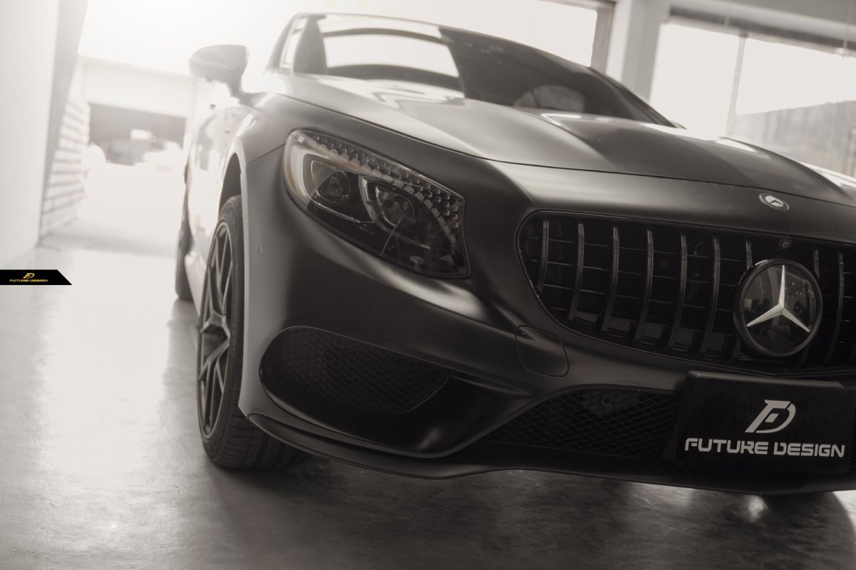 画像4: BENZ メルセデス・ベンツ S-Class C217 R217 クーペ用 AMG パナメリカーナ グリル GTグリル ブラック仕様 スポーツ (4)