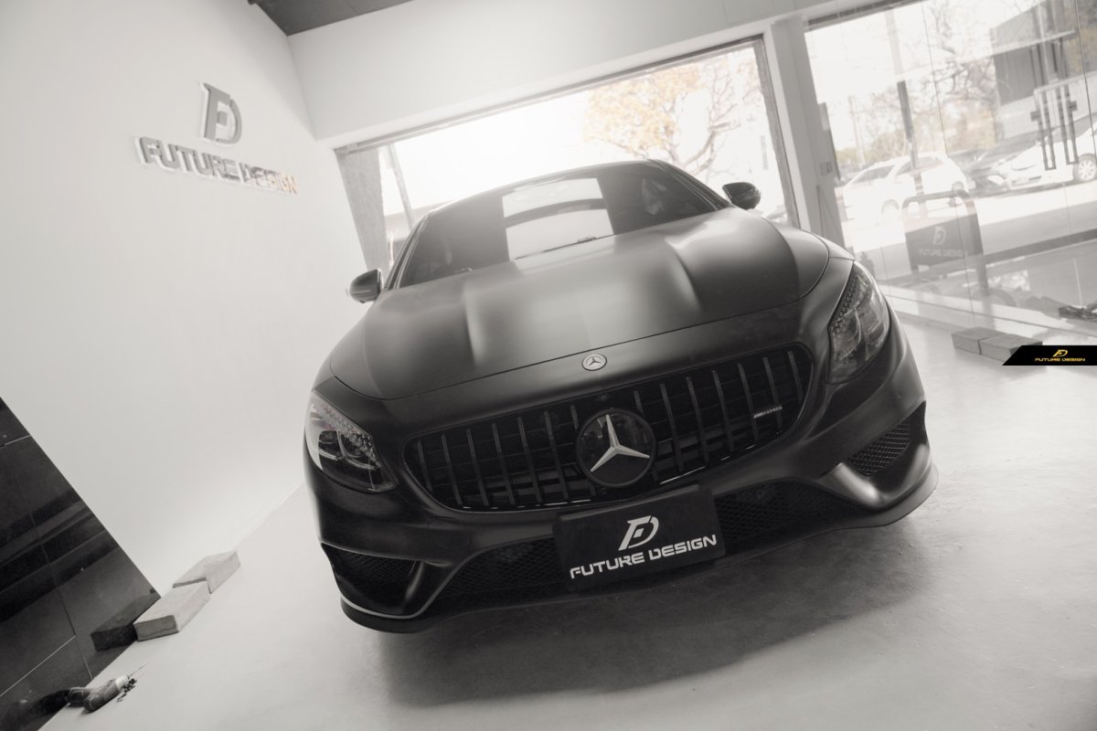 画像7: BENZ メルセデス・ベンツ S-Class C217 R217 クーペ用 AMG パナメリカーナ グリル GTグリル ブラック仕様 スポーツ (7)