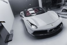 画像7: Ferrari フェラーリ 488 フロント リップスポイラー センター 本物DryCarbon ドライカーボン ン カスタム (7)