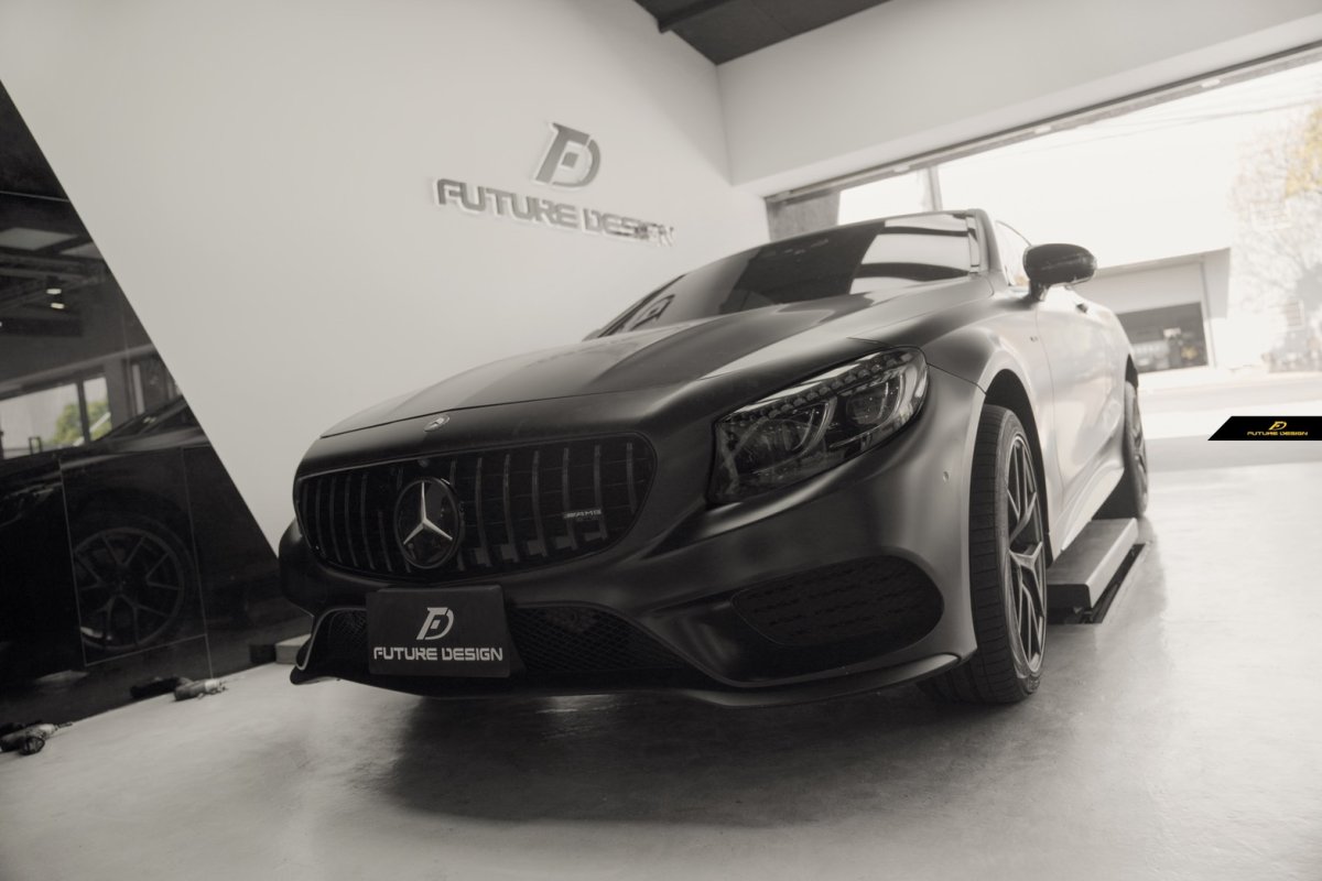 画像6: BENZ メルセデス・ベンツ S-Class C217 R217 クーペ用 AMG パナメリカーナ グリル GTグリル ブラック仕様 スポーツ (6)