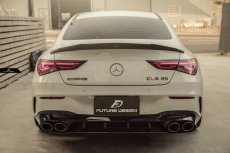 画像14: BENZ メルセデス・ベンツ CLA-Class W118 C118 リア ディフューザー CLA45 ルック エアロ カスタム (14)