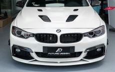 画像6: BMW F30 F31 3シリーズ 用 M ドーム式 ボンネット Mエンジンフード 隆起タイプ ダクト (6)