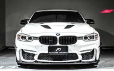 画像3: BMW F30 F31 3シリーズ 用 M ドーム式 ボンネット Mエンジンフード 隆起タイプ ダクト (3)