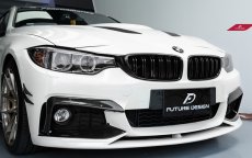 画像4: BMW F30 F31 3シリーズ 用 M ドーム式 ボンネット Mエンジンフード 隆起タイプ ダクト (4)