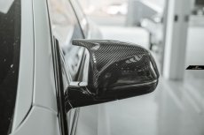 画像2: BMW Xシリーズ X4 G02 ドアミラー用本物Carbon カーボン COVER カバー (2)