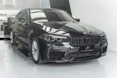 画像3: BMW 5シリーズ G30 セダン 専用 F90 M5 LOOKに変身 フロントバンパー フェンダー ボディ キット  (3)