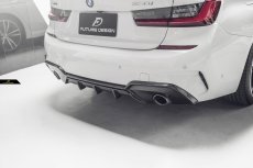 画像4: BMW 3シリーズ G20 G21 M-TECH Mスポーツ リアバンパー用 ディフューザー 本物DryCarbon ドライカーボン (4)