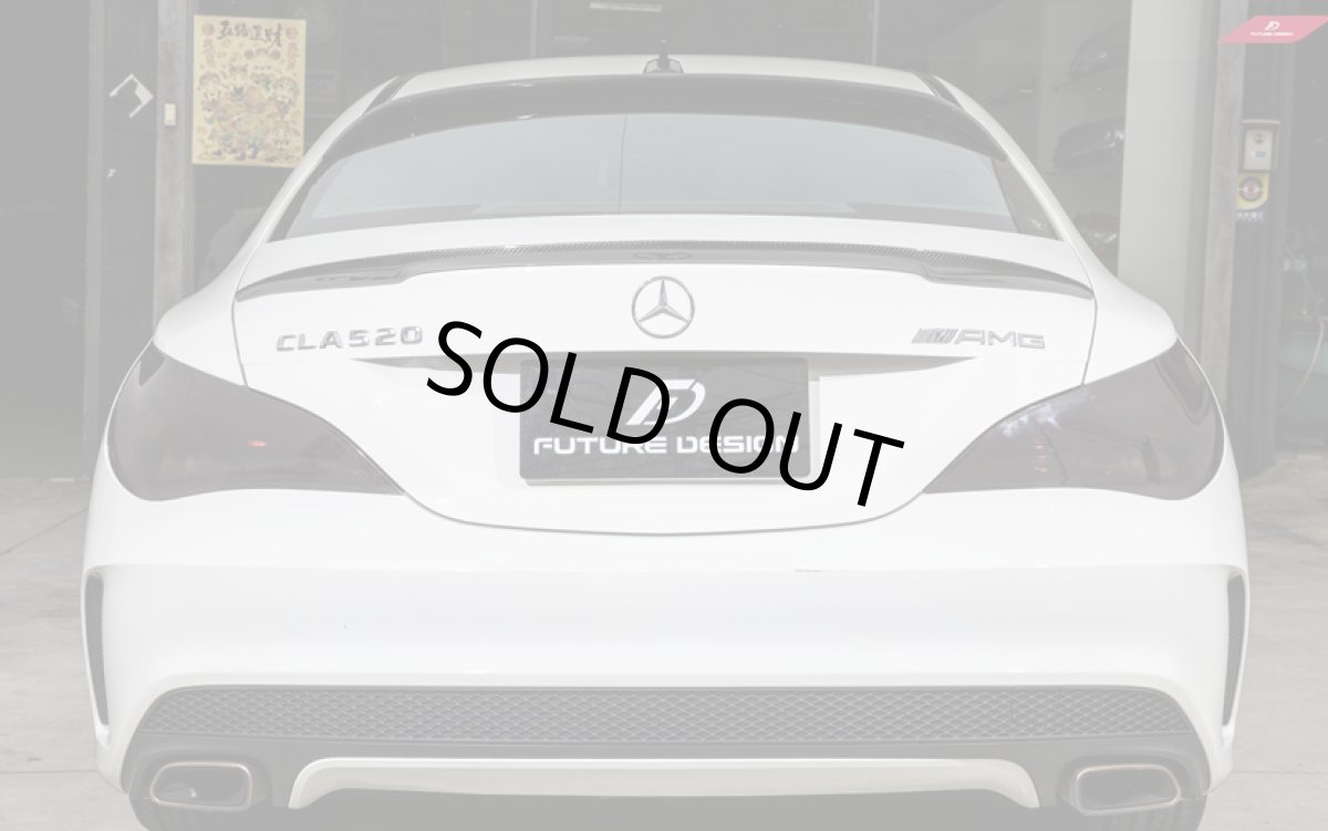 画像5: BENZ メルセデス・ベンツ CLA-Class W117 ルーフスポイラー 本物DryCarbon ドライカーボン (5)