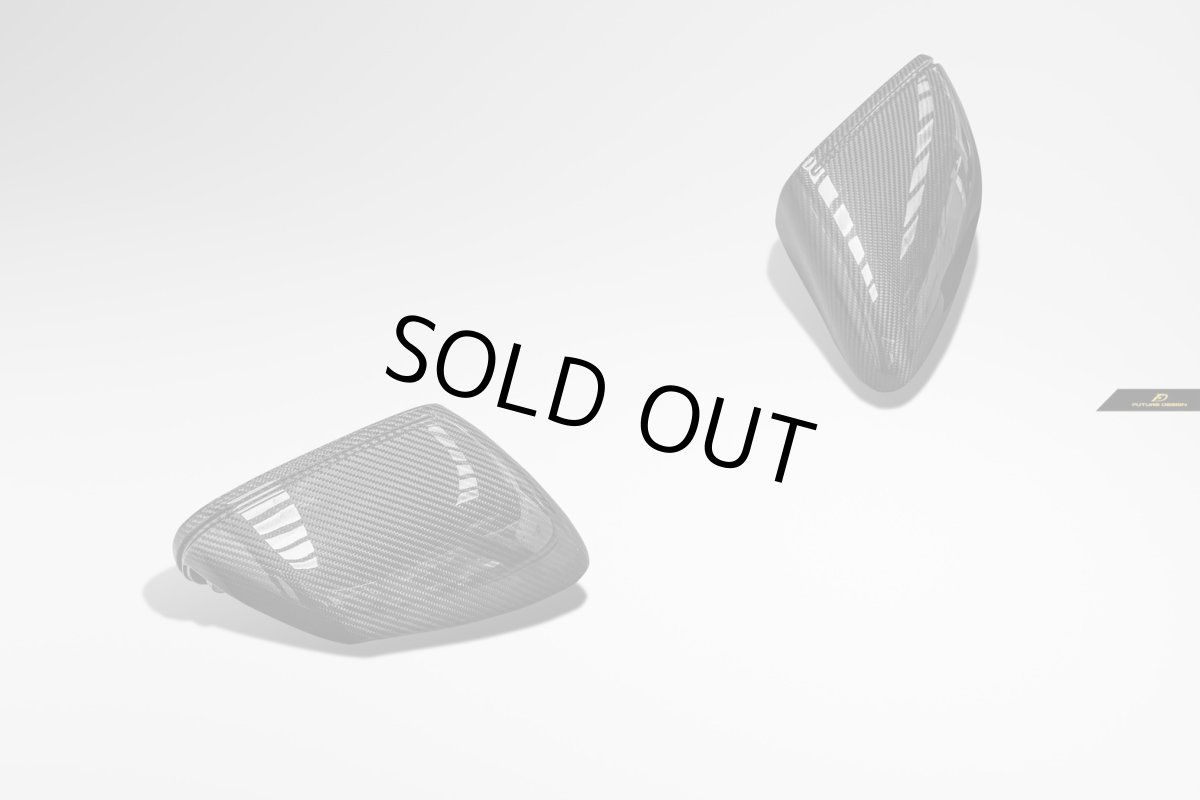 画像1: Porsche ポルシェ 911 992 ドアミラー カバー Carbon カーボン 入替式 (1)