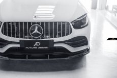 画像1: BENZ メルセデス・ベンツ GLC X253 C253 SUV クーペ 後期車 フロントバンパー用 リップスポイラー 本物Dry Carbon ドライカーボン (1)