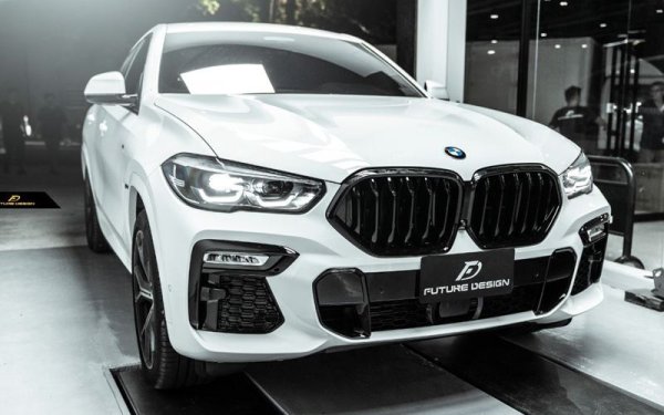 BMW Xシリーズ G06 X6 F96 前期車 フロント用艶ありブラック キドニー