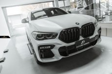 画像4: BMW Xシリーズ X6 G06 ドアミラー用本物Carbon カーボン COVER カバー (4)