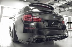 画像18: BMW 5シリーズ F10 セダン F11ツーリング Mスポーツ M5 リアバンパー用ディフューザー 本物ドライカーボン DryCarbon (18)