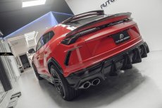 画像12: Lamborghini URUS ウルス リアバンパー用 リアディフューザー 本物DryCarbon ドライカーボン (12)