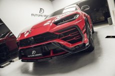 画像4: Lamborghini URUS ウルス フロントバンパー用 リップスポイラー 本物DryCarbon ドライカーボン (4)