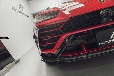 画像1: Lamborghini URUS ウルス フロントバンパー用 リップスポイラー 本物DryCarbon ドライカーボン (1)