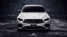 画像5: BENZ メルセデス・ベンツ E-Class W213 S213 後期車 AMGフロントバンパー用リップスポイラー 本物DryCarbon ドライカーボン (5)