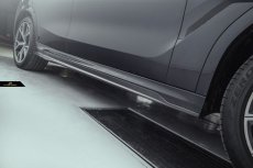 画像5: BMW Xシリーズ X6 G06 Mスポーツ サイドスカート 本物DryCarbon ドライカーボン (5)