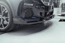 画像6: BMW Xシリーズ X6 G06 前期 Mスポーツ フロントバンパー用リップスポイラー 本物DryCarbon ドライカーボン (6)