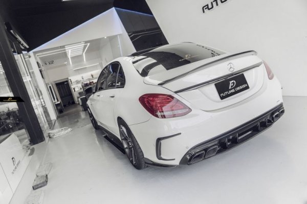 BENZ メルセデス・ベンツ Cクラス W205 セダン AMGバンパー用カナード