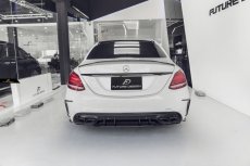 画像3: BENZ メルセデス・ベンツ Cクラス W205 セダン AMGバンパー用カナード 本物DryCarbon ドライカーボン C180 C200 C250 C300 C43 C63 (3)