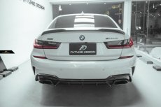 画像6: BMW 3シリーズ G20 G21 Mスポーツ M340i リアバンパー用 ディフューザー 本物DryCarbon ドライカーボン (6)