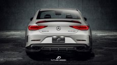 画像2: BENZ メルセデス・ベンツ CLS-Class C257 W257 CLS53専用 リアディフューザー スポイラー 本物DryCarbon ドライカーボン  (2)