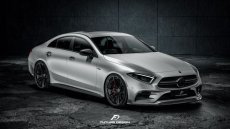 画像1: BENZ メルセデス・ベンツ CLS-Class C257 W257 サイドスカート スポイラー 本物DryCarbon ドライカーボン  (1)