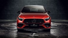 画像7: BENZ メルセデス・ベンツ A-Class W177 A45 フロント専用 リップスポイラー 本物Drycabon ドライカーボン AMG (7)