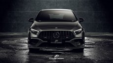 画像4: BENZ メルセデス・ベンツ A-Class W177 A45 フロント専用 リップスポイラー 本物Drycabon ドライカーボン AMG (4)