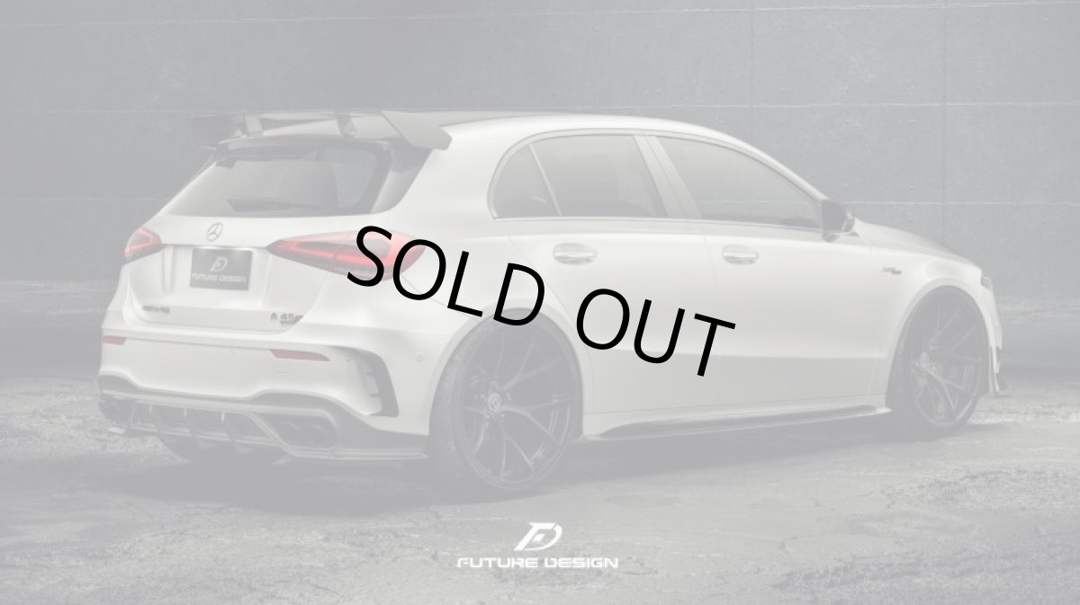 画像4: BENZ メルセデス・ベンツ A-Class W177 A35 A45 リアディフューザー 本物DryCarbon ドライカーボン (4)