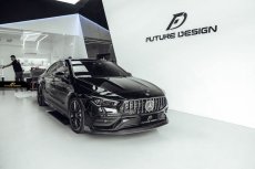 画像7: BENZ メルセデス・ベンツ CLA-Class W118 X118 フロントバンパー用リップスポイラー 本物DryCarbon ドライカーボン (7)