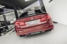 画像11: BMW 5シリーズ F90 M5 トランク用リアスポイラー DryCarbon 本物ドライカーボン (11)