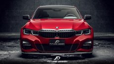 画像9: BMW 3シリーズ G20 G21 M-TECH Mスポーツ フロントバンパー用リップスポイラー 本物DryCarbon ドライカーボン (9)